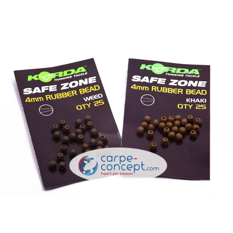 KORDA Safe Zone Rubber Bead 4mm