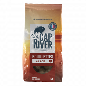 CAP RIVER Bouillettes Ail Foie 10mm 1kg 1