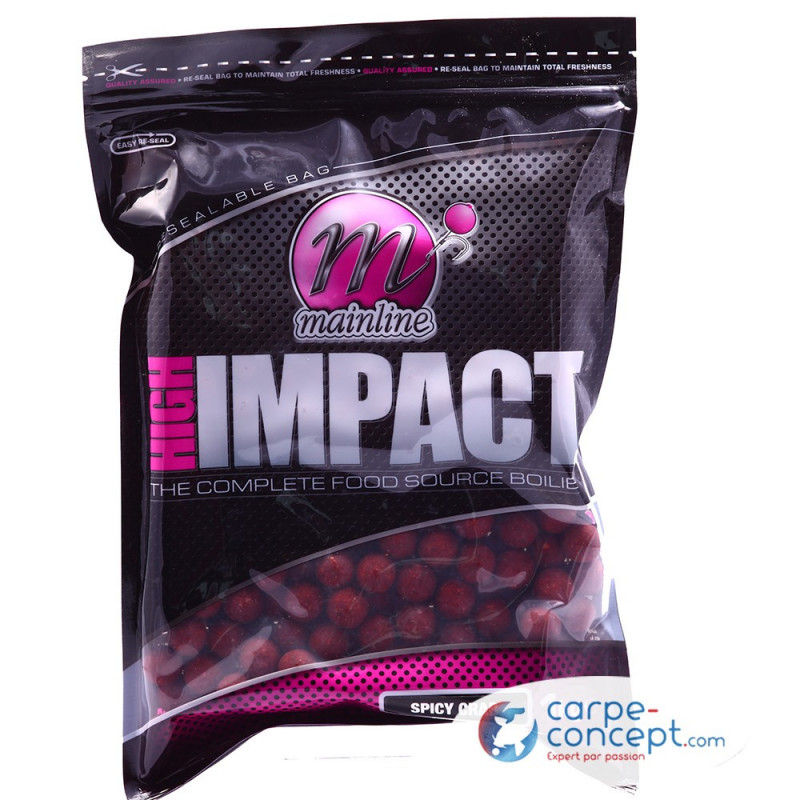 MAINLINE High impact boilies 16mm 1kg Spicy Crab