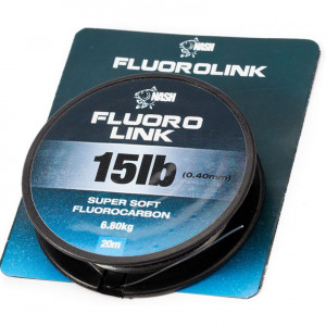 Nouveau Nash Tackle fluorolink Fluorocarbone Hooklink-Pêche à La Carpe Fin Tackle 