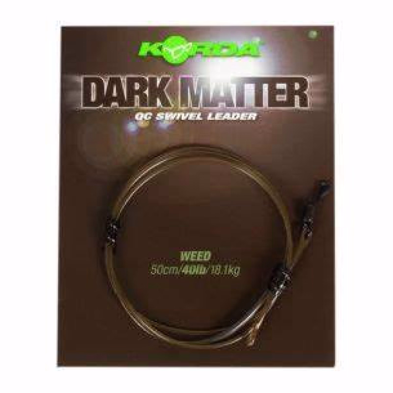 KORDA Dark Matter QC Swivel Leader 0.5m