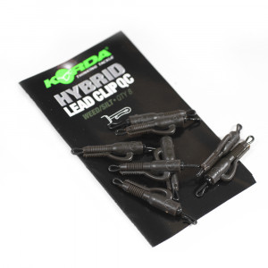 KORDA Hybrid Lead clip QC Weed/Silt 1