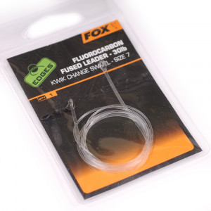 FOX Fluorocarbon Fused Leader 30lb KC Swivel Size 7 2