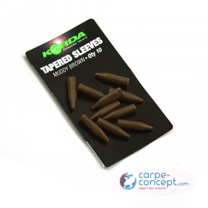 KORDA  Tapered Silicone Sleeves brown (marron) 1
