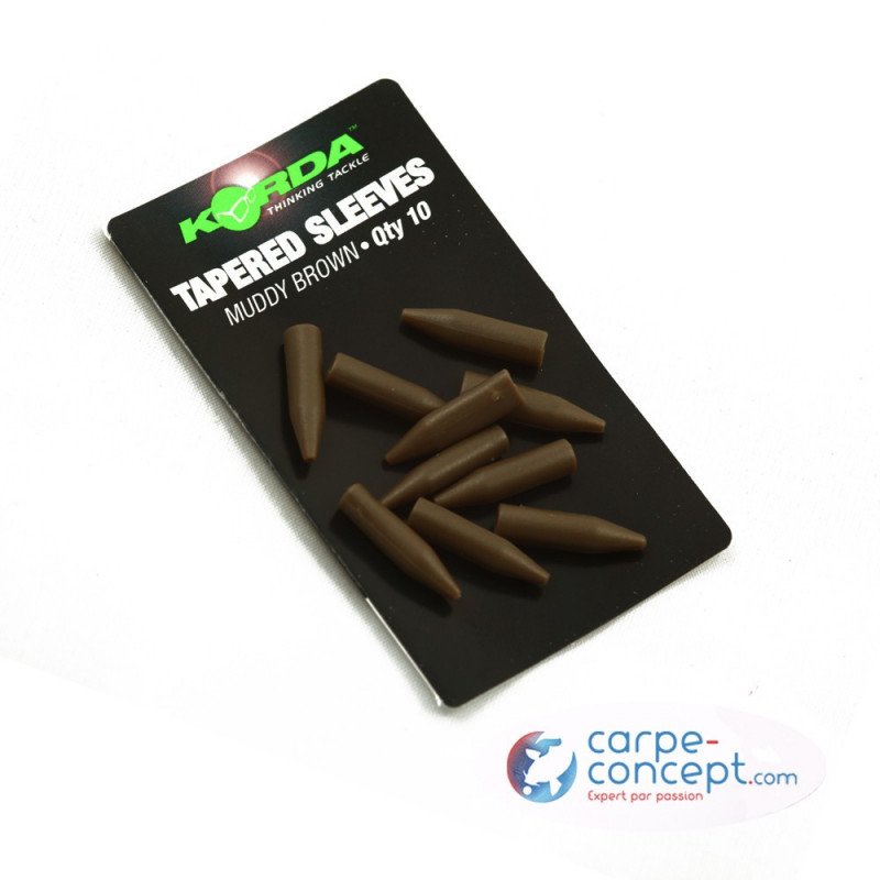 KORDA  Tapered Silicone Sleeves brown (marron)