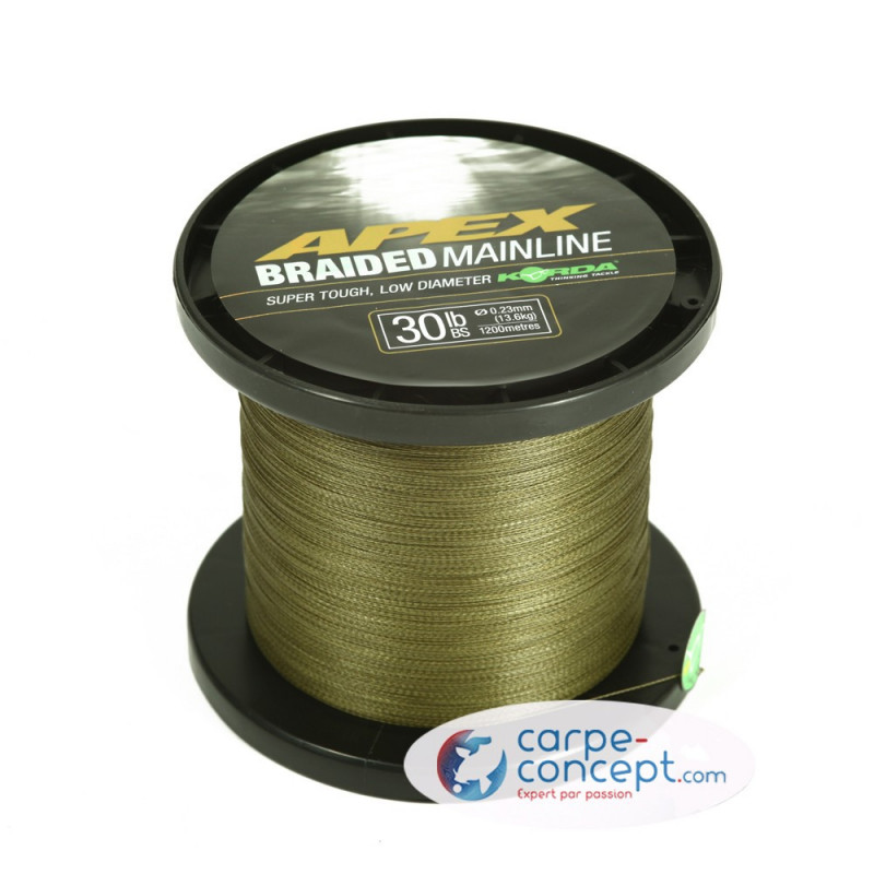 Tresse à bas de ligne carpe mack2 spirit ultra soft hooklink braid 20m