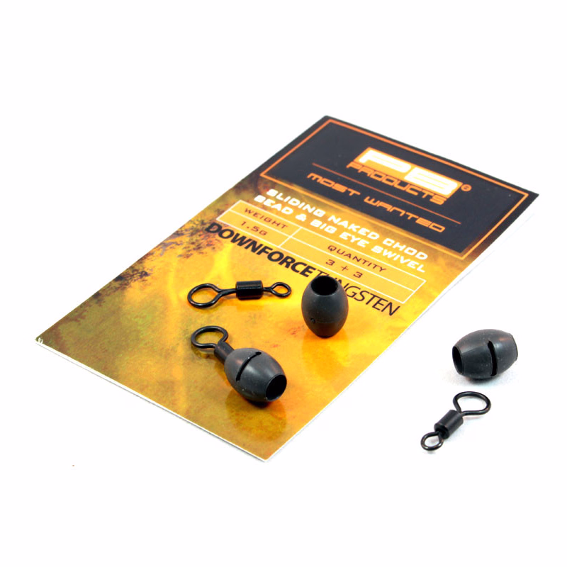 PB PRODUCTS Tungsten Sliding Naked CHod Bead & Big Eye Swivel