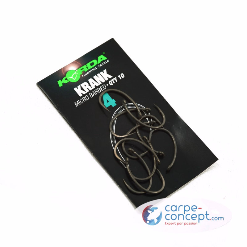 KORDA Hameçons Krank Barbless