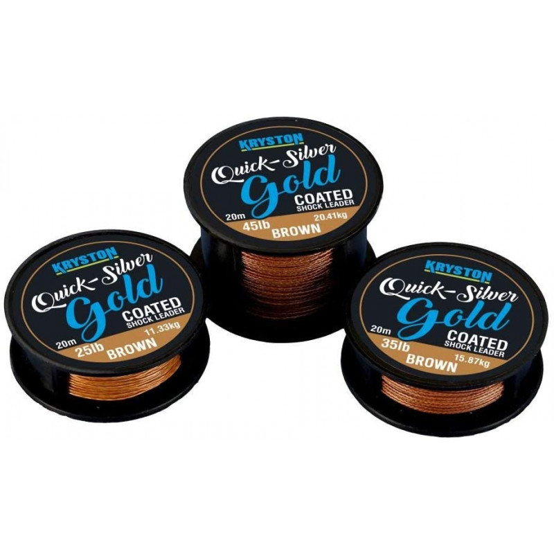 KRYSTON Quick Silver Gold Brown 45lb 10m