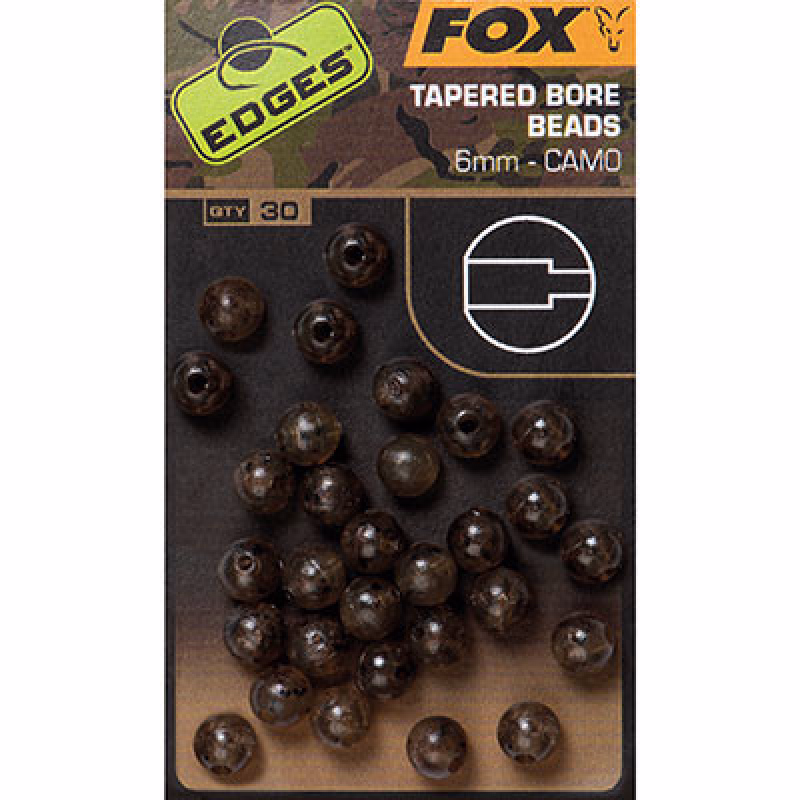 FOX Edges Camo Tapered Bore Bead 6mm