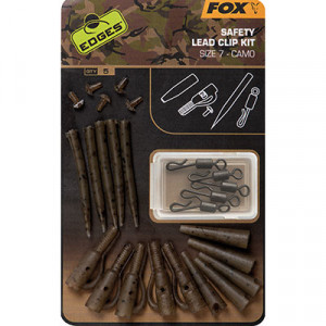 FOX Edges Camo safety  Lead Clip Kit Size 7 1