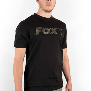 FOX T-Shirt Camo Print Logo Black 1