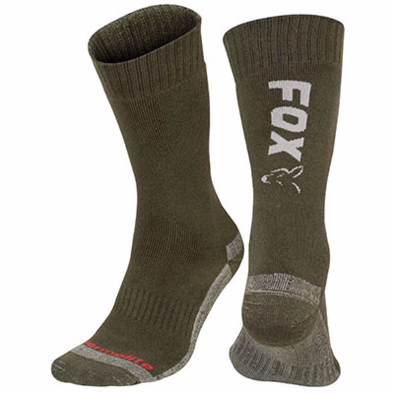 FOX Thermo Sock Green/Silver 10-13