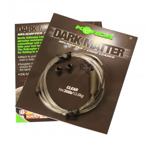 KORDA Dark Matter Heli/Chod leader 1m 1