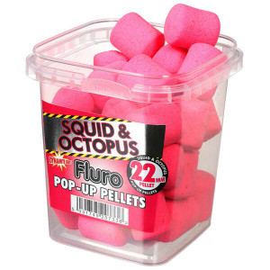 DYNAMITE BAITS Squid Octopus Fluro Pop-up Pellet 22mm Rose 1