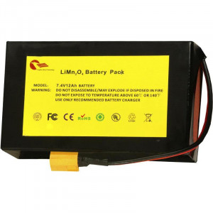 ANATEC Batterie Lithium 7.4V 12A 1