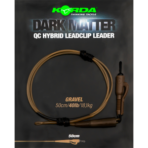 KORDA Dark Matter Leader QC Hybrid Clip 1m 1