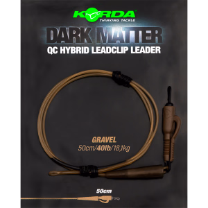KORDA Dark Matter Leader QC Hybrid Clip 0.5m