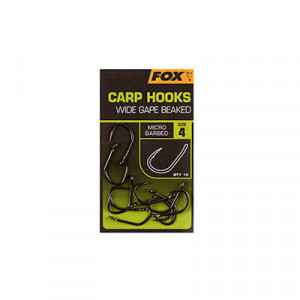 FOX Carp Hooks Wide Gape Beaked 1
