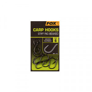 FOX Carp Hooks Stiff Rig Beaked 1