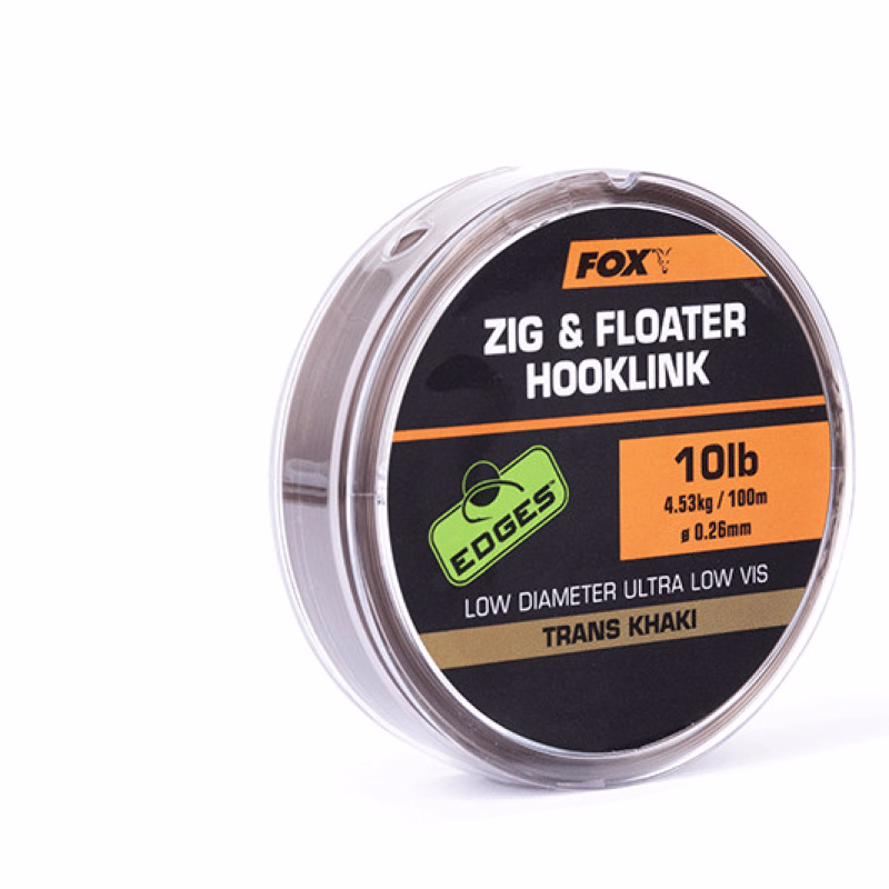 FOX Zig & Floater Hooklink 15lb Khaki
