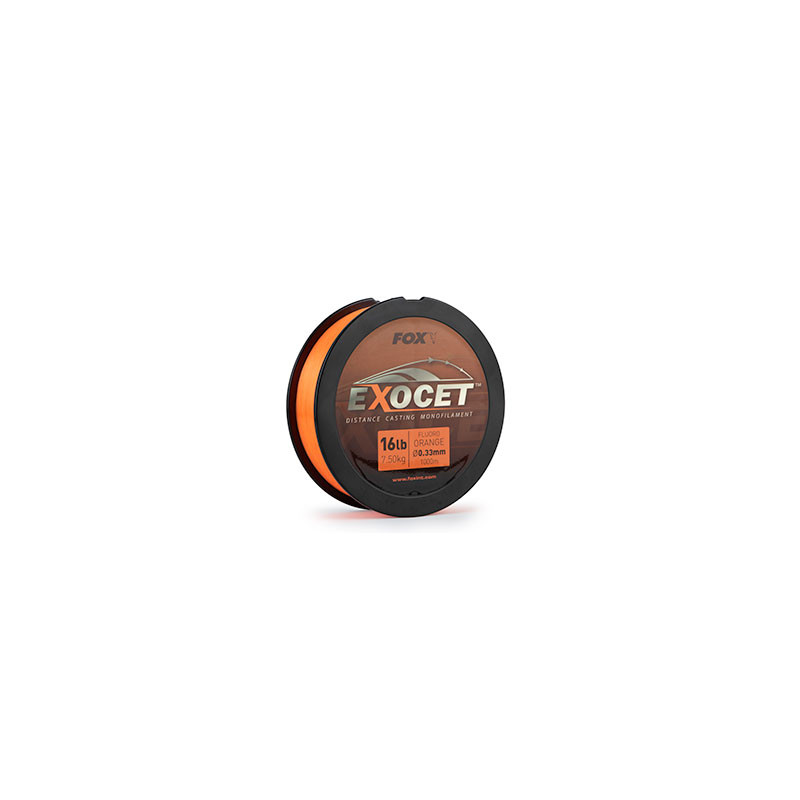 FOX Exocet Fluoro Orange 16lb 1000m