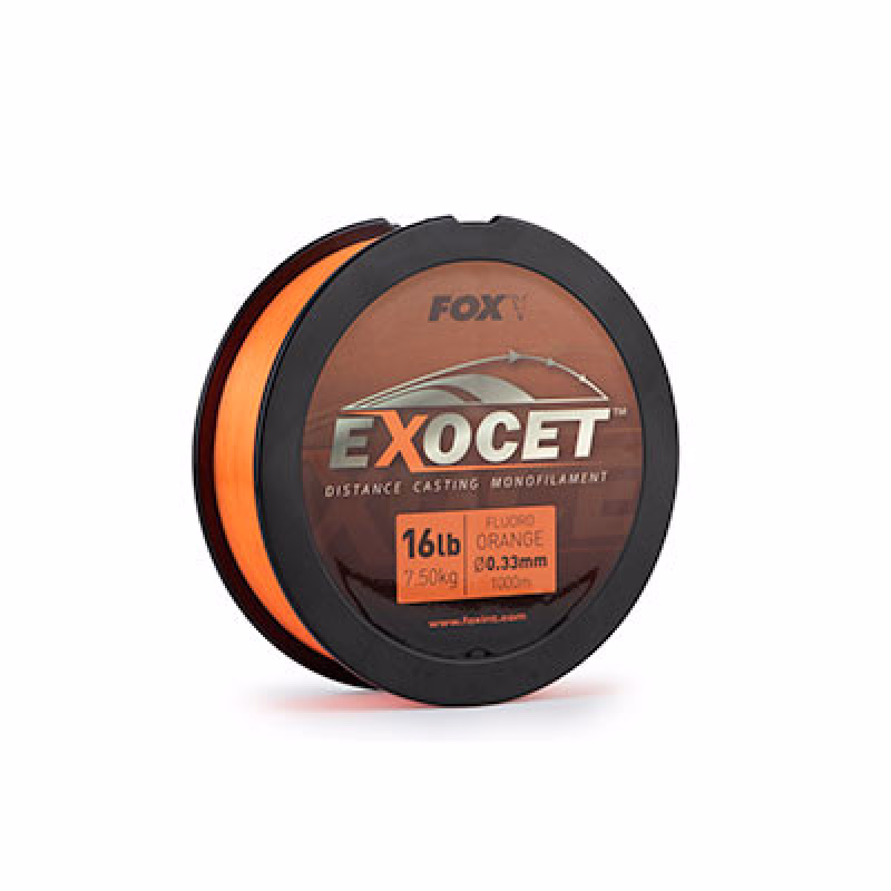 FOX Exocet Fluoro Orange 16lb 1000m