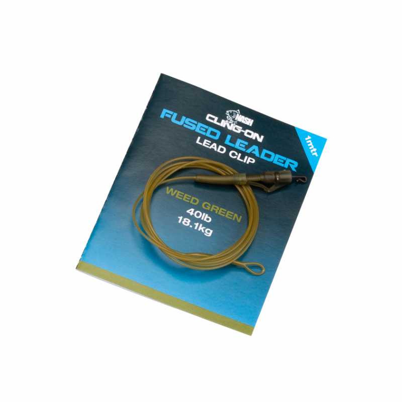 NASH Cling-on Fused Leader Lead Clip Silt**