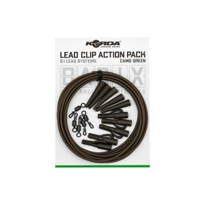 KORDA Basix Lead Clip Action Pack Green 1