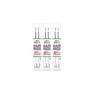 KORDA Basix Hair Rigs Barbless