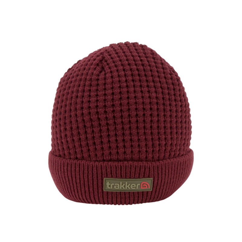 TRAKKER Plum Textured Beanie