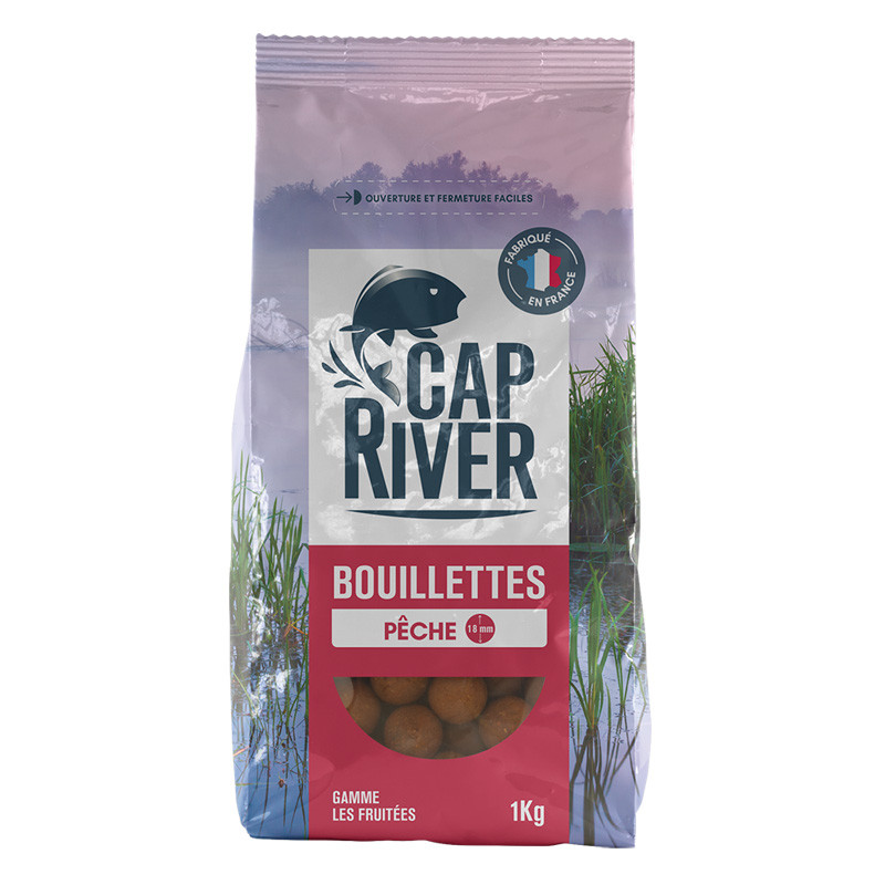 CAP RIVER Bouillettes Pêche Poivre 10mm 1kg