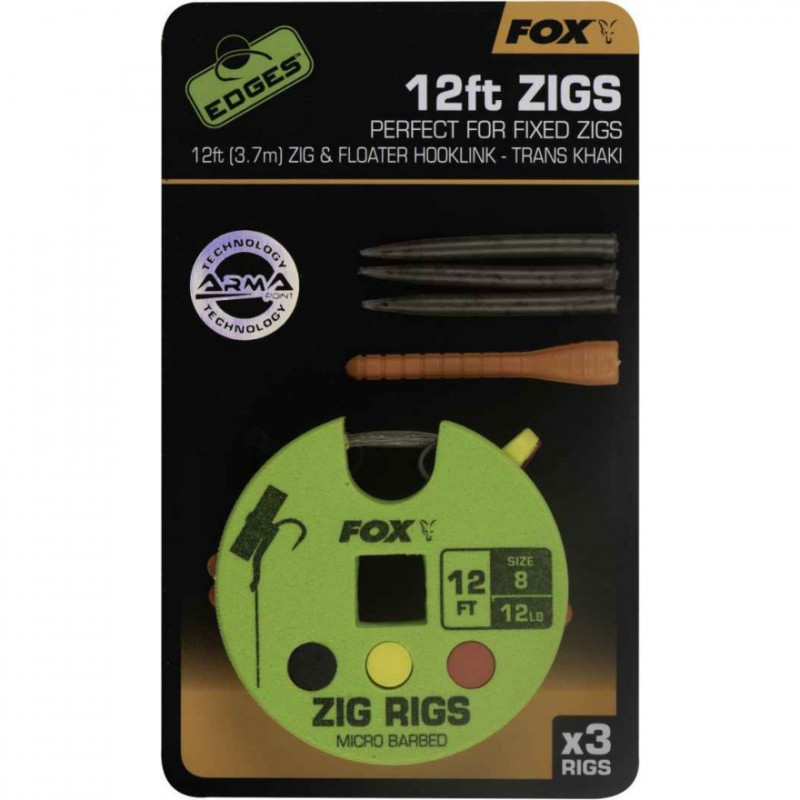 FOX Edges Arma Point Zig Rigs 12'