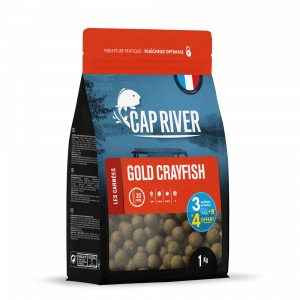 CAP RIVER Bouillettes Gold Crayfish 10mm 1kg 1