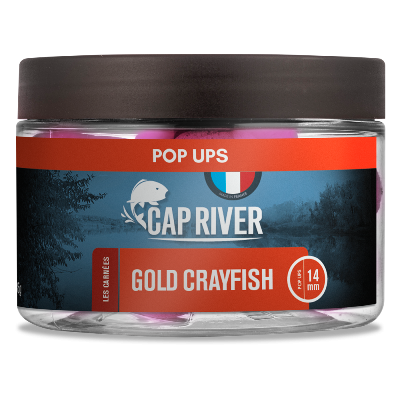 CAP RIVER Pop-up Gold Crayfish 10mm Rose