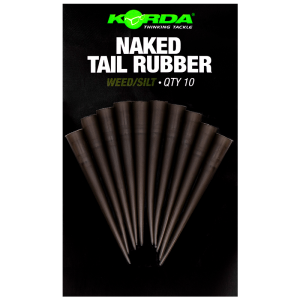 KORDA Naked Tail Rubber Weed/Silt 1