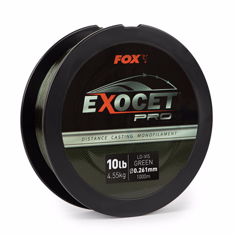 FOX Exocet Pro Lo-Vis Green 1000m 10lb