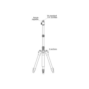 DEEPER Trepied Fixation Amplificateur Wifi et Smartphone 1