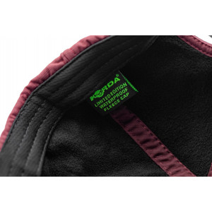 KORDA Fleece Waterproof Cap Burgundy 2