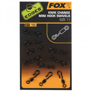 FOX Edges Kwik Mini Hook Swivels Size 11 1