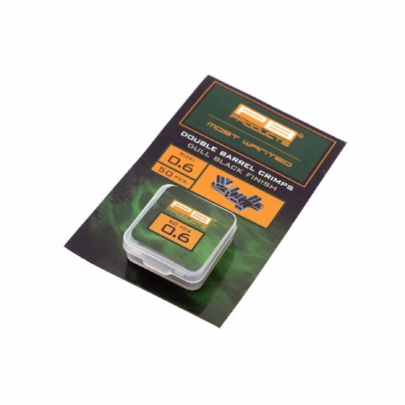 PB PRODUCTS Double Barrel Crimps 0.6mm**