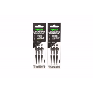 KORDA Kable Leadcore Leader Hybrid Lead Clip weed 50cm