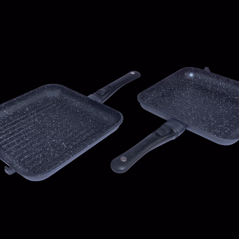 RIDGE MONKEY Connect Pan & Griddle XXL Granite Edition