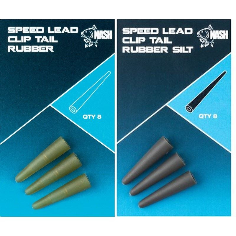 NASH Speed Lead Clip Tail Rubber Silt