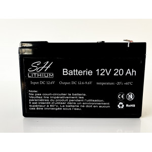 SH LITHIUM Batterie 12,6V20a Sondeur/ 1