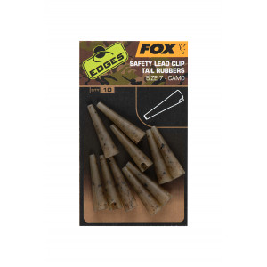 FOX Edges Safety Camo Lead Clip Tail Rubbers Size7 1