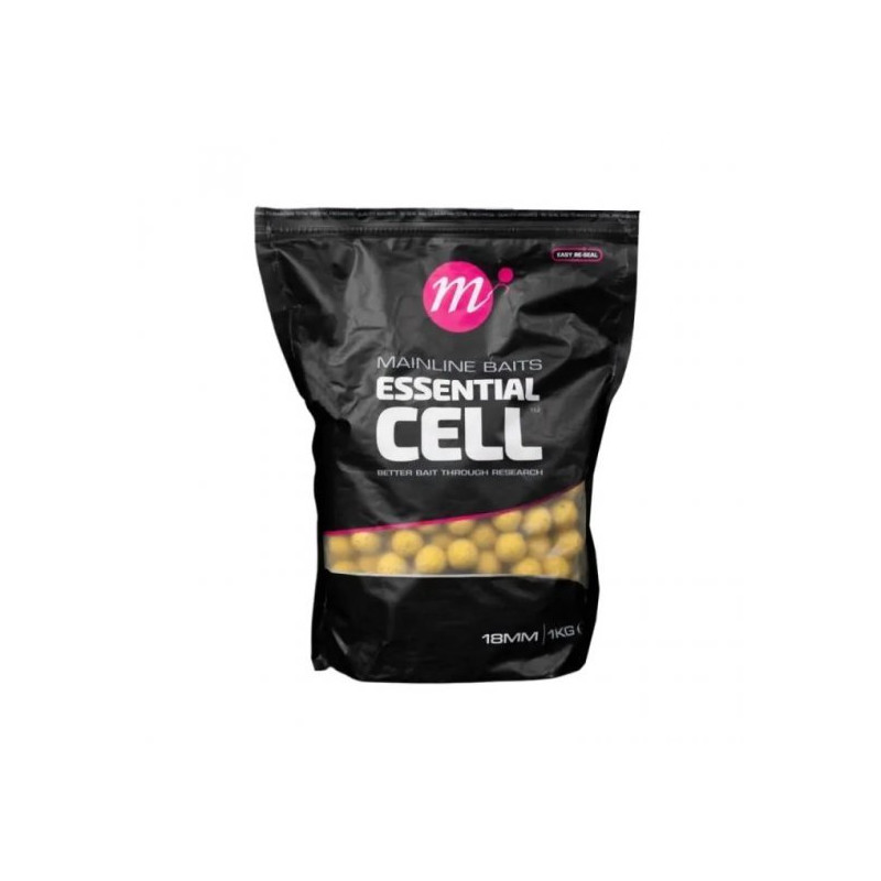 MAINLINE Shelf Life Boilies Essential Cell 15mm 1kg