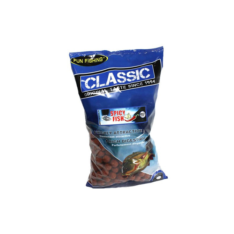 FUN FISHING Classic Bouillettes Crayfish Squid 4kg