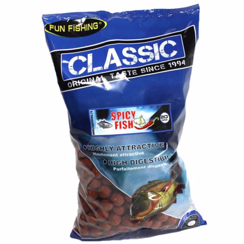 FUN FISHING Classic Bouillettes Crayfish Squid 4kg