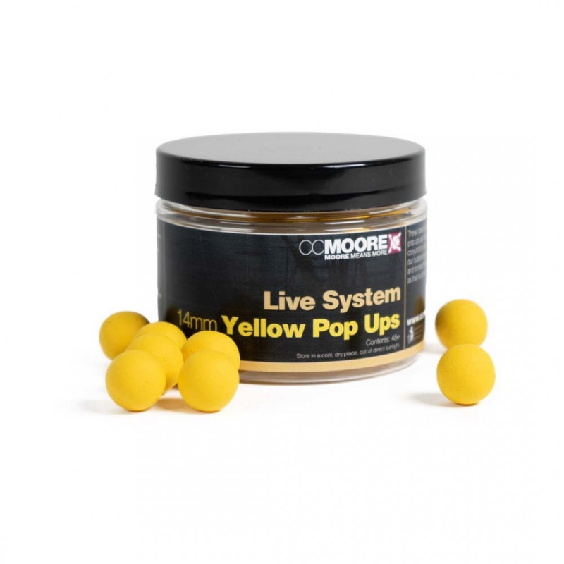 CC MOORE Live System Pop Up Yellow 14mm